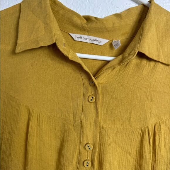 Soft Surroundings Arabitha Gauze Tunic Top Size PS - Picture 12 of 12